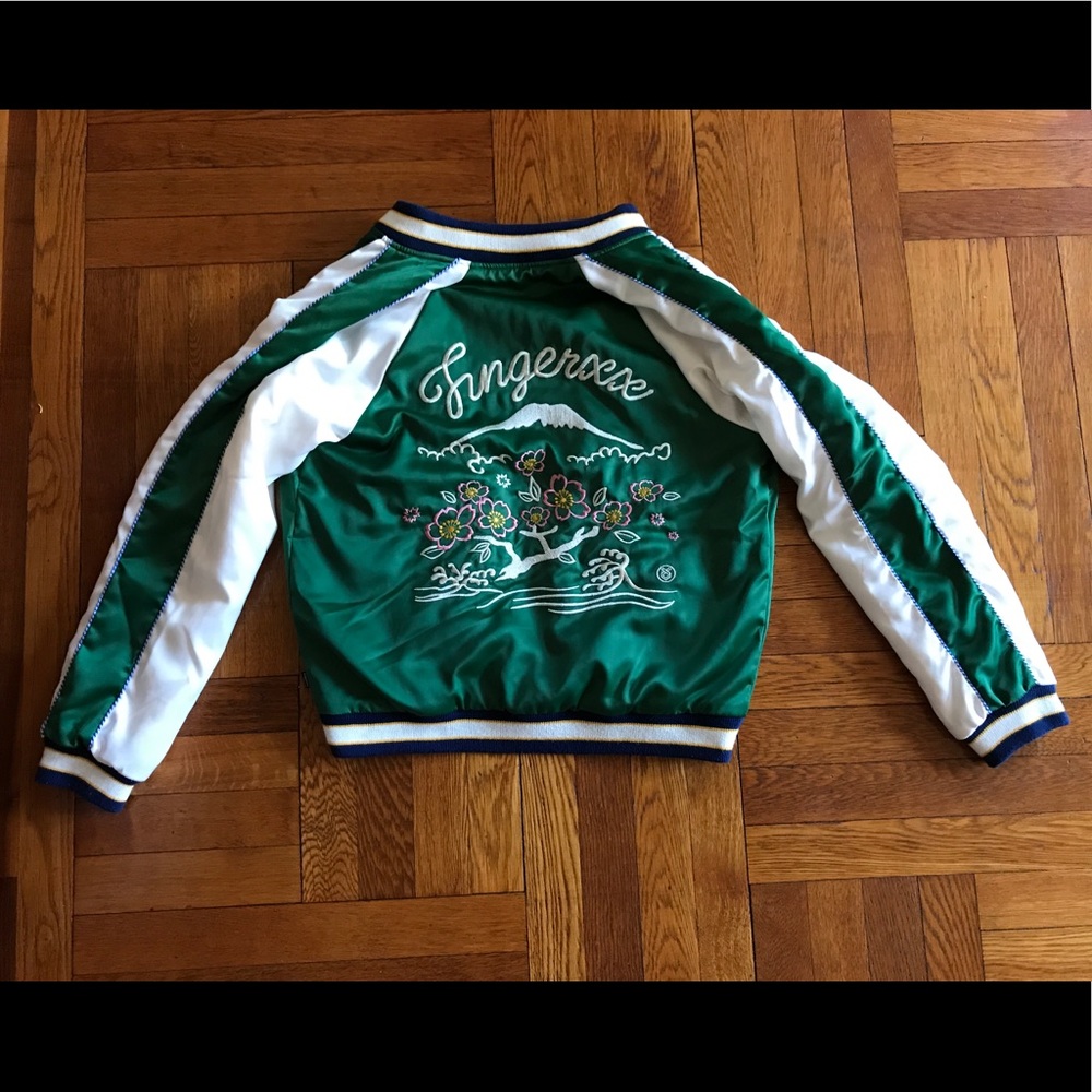 Fingercroxx Flower Bomber Jacket